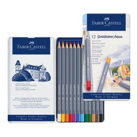 Creioane Colorate Faber Castell Goldfaber Aqua Culori Set Fc