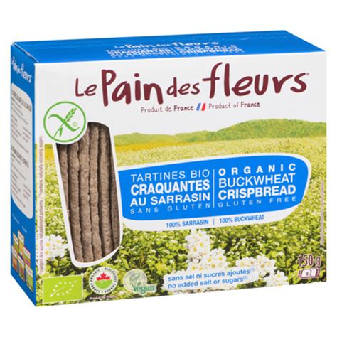 Le Pain Des Fleurs Gluten Free No Salt Crispbread Buckwheat G