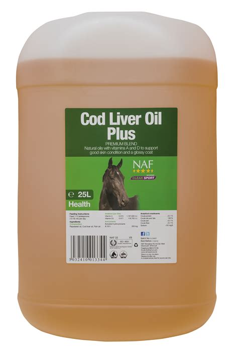 NAF Cod Liver Oil Eileen Douglas Tack Shops Ltd