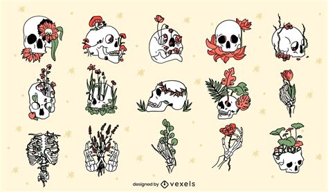 Vectores Gráficos de calavera para descargar