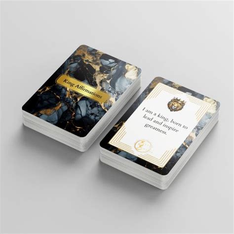 King Affirmation Cards