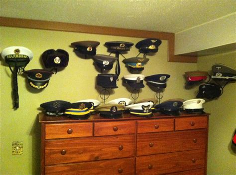 Military Hat Collection Display Collectors Weekly
