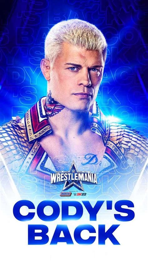 Cody Rhodes Wallpaper Discover More Cody Rhodes Roh Wrestlemania