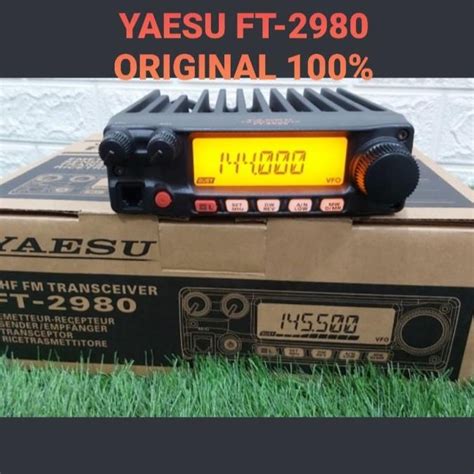 Jual RADIO RIG YAESU FT 2980R E VHF PENGGANTI YAESU FT 2900R VHF