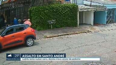 SP2 Ladrão tenta roubar carro crianças dentro em Santo André