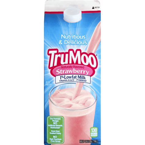 Trumoo Lowfat Milk Strawberry Gal Instacart