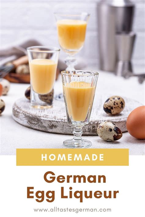 German Egg Liqueur Eierlik R All Tastes German Recipe In