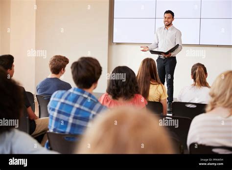 High School Student Giving Presentation Hi Res Stock Photography And