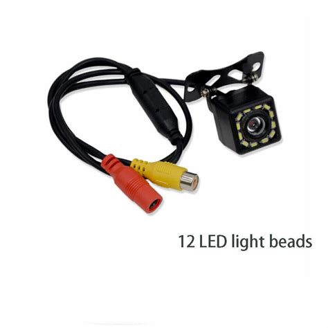 Waterproof 12v Car Parking Camera Rear View Reverse Backup 12 Led Night Vision Ebay