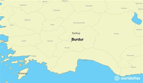 Where Is Burdur Turkey Burdur Burdur Map Worldatlas