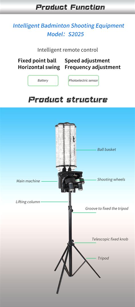 Best S2025 Badminton Shuttle Throwing Machine Price And Training SIBOASI