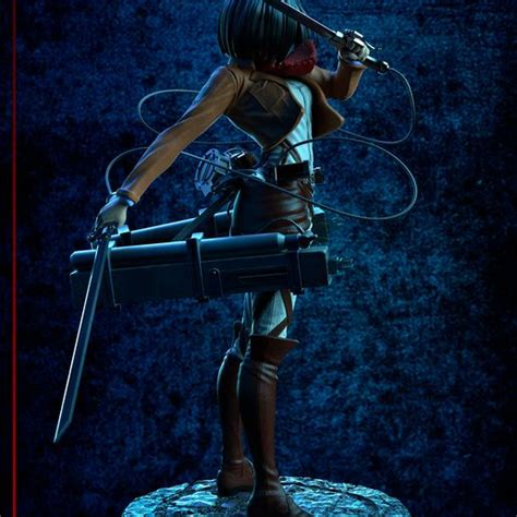 Stl File Mikasa Ackerman Fan Art・3d Printer Design To Download • Cults