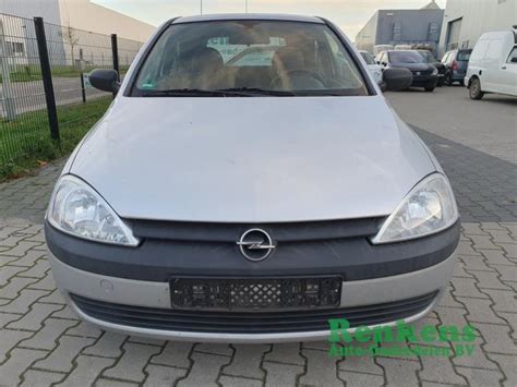 Opel Corsa C 1 0 12V Épave 2002 Gris