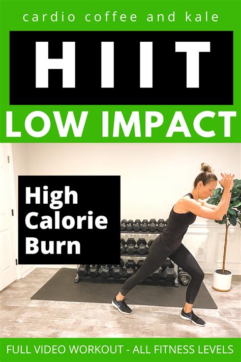 Low Impact Hiit Workout With High Calorie Burn — Cardio Coffee And Kale