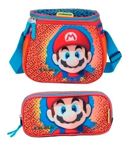 Paquete Lonchera Y Lapicera Mario Bros Chenson Original Mercadolibre