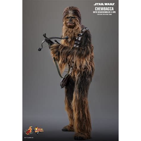 Chewbacca With Disassembled C Po Hot Toys Mms Star Wars Figure