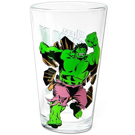 Hulk Toon Tumbler Pint Glass Entertainment Earth