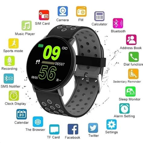 Relogio Smartwatch Redondo Feminino IPhone Android Samsung