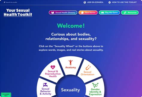 Project Shine Sexual Health Toolkit Web Design Wonderly