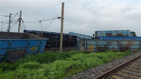 Rail Traffic On Howrah Delhi Route Affected As Goods Train Derails In