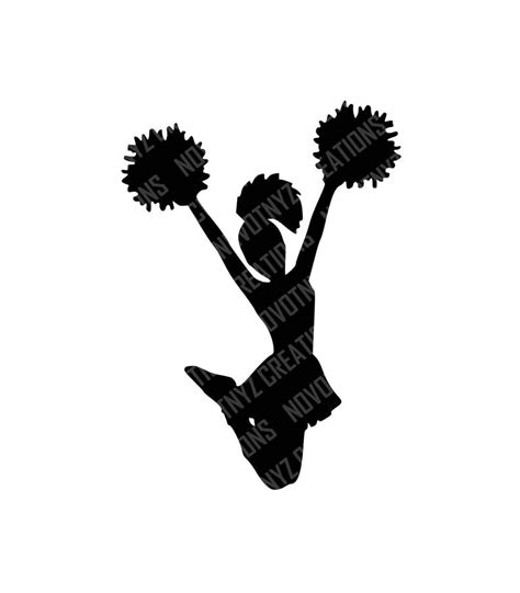 Cheerleader Svg Etsy