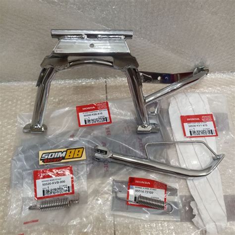 Jual Standar 1 Beat Karbu Standar 2 Vario 125 150 Chrome Krom Original