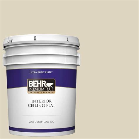 BEHR PREMIUM PLUS 5 Gal HDC NT 15 Rococo Beige Ceiling Flat Interior