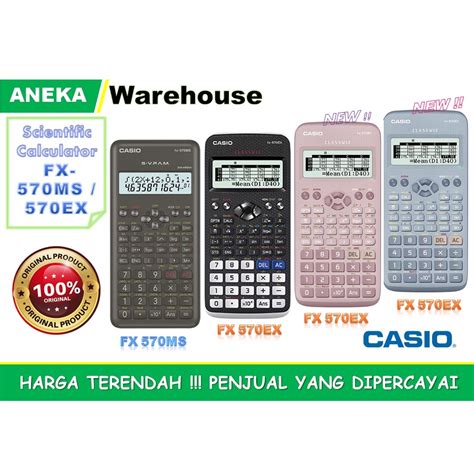 Casio Scientific Calculator Fx 570ms 2nd Edition Fx 570ex Classwiz Shopee Malaysia