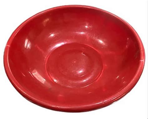 Round Red Plastic Ghamela For Household Capacity Liter At Rs