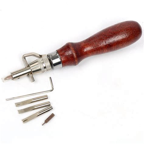 Leather Craft Punch Tools Kit Stitching Carving Sewing Saddle Grover