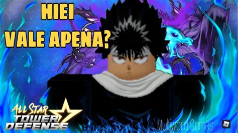 Showcase Hiei 5 Star All Star Tower Defense Roblox Personagem 5 Star