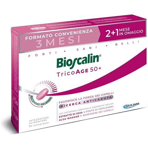 Bioscalin Tricoage 50 90 Compresse Trattamento 3 Mesi Più Medical