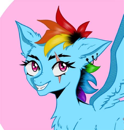 Rainbow Dash art i made a couple months ago : r/mylittlepony