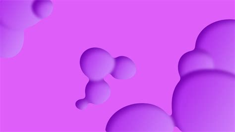 Animated 2d Purple Color Jelly Bubbles On Purple Background 24697676