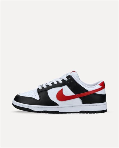 Nike Dunk Low Retro Red Swoosh Panda Fb3354 001 Release Sneaker De