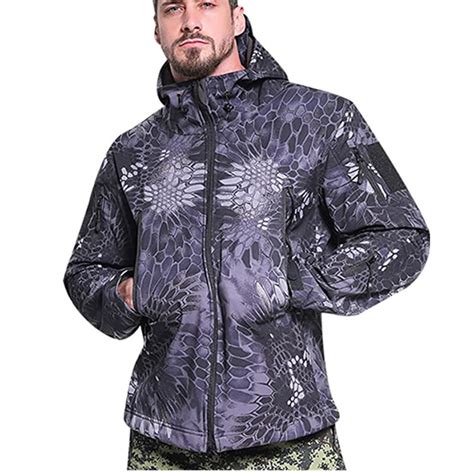 Mens Outdoor Highlander Tactical Camouflage Jacket Winter Warm Heavy