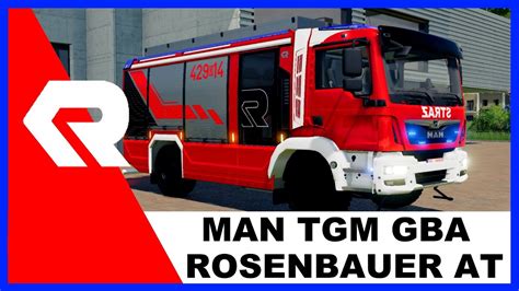 Prezentacja Wozu Stra Ackiego Rosenbauer At Man Tgm Gba Youtube