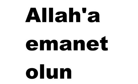 Allah A Emanet Olun BilginCin