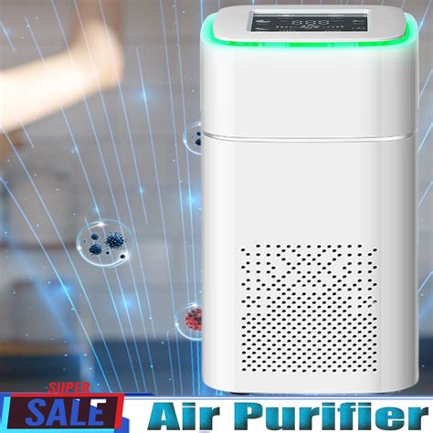 Purificador De Aire Generador UV De Iones Negativos Eliminador De Polvo