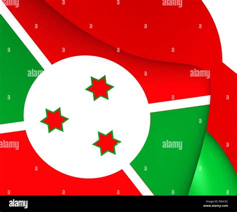 Flag Of Burundi Close Up Stock Photo Alamy