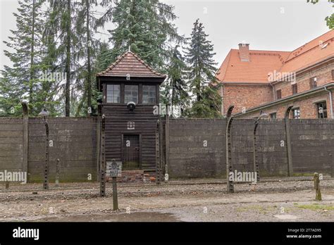 Oswiecim Poland July Memorial And Museum Auschwitz Birkena