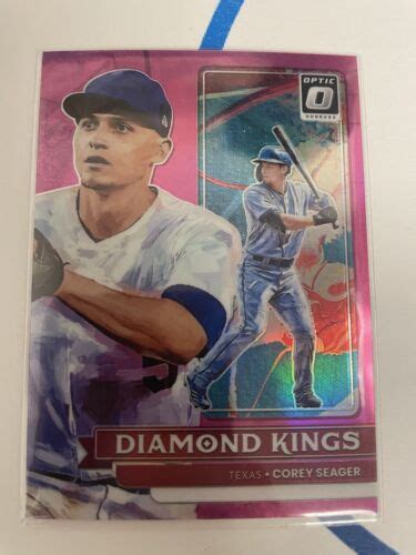 2022 Donruss Optic Diamond Kings Pink Corey Seager 15 Texas Rangers Ebay