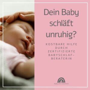 Dein Baby schläft unruhig 7 Tipps für gute Nächte