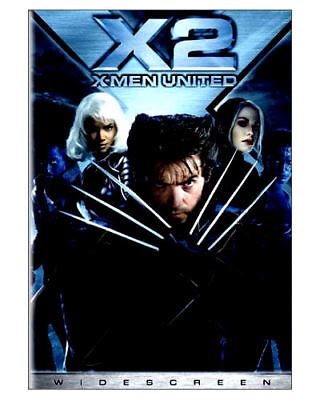 X2 X Men United DVD 2003 XMEN 2 Disc Set Widescreen Hugh Jackman Halle ...