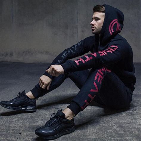 Sport Suit Men Autumn Winter Mens Sets Running Gym Tracksuit Fitness