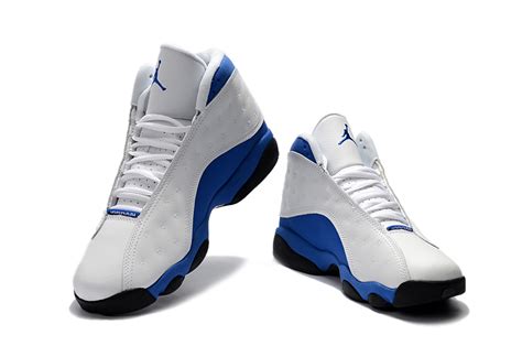 Nike Air Jordan Xiii 13 Retro Men Basketball Shoes White Blue Black