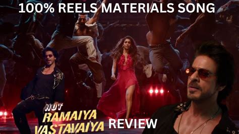 Jawan Not Ramaiya Vastavaiya Song Reaction And Review Srk Atlee