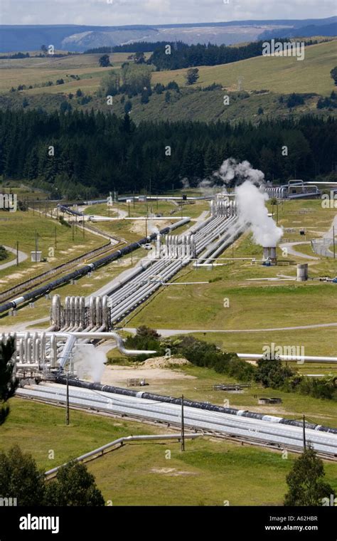 Wairakei Geothermal Power Station Near Taupo North Island New Zealand