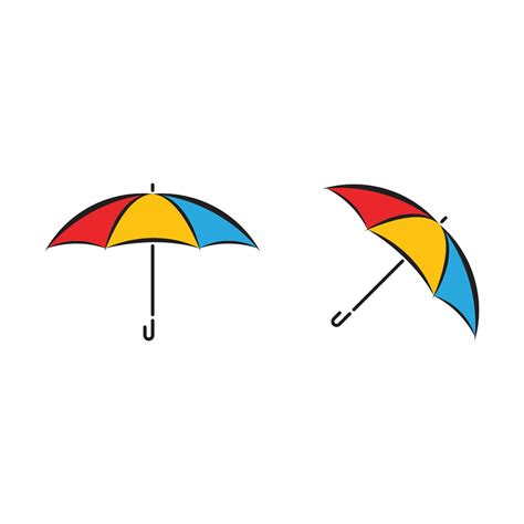 Umbrella icon vector design 17747250 Vector Art at Vecteezy