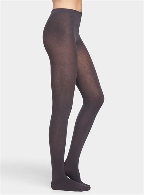 Thin Stretch Cotton Tights Simons Shop Womens Tights Online Simons